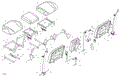 BODY - SEAT - FRONT SECTION - 2024 CAN AM DEFENDER MAX HD10 LTD CAB - MACCHIATO SATIN - 67" WIDTH