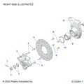 SUSPENSION: FRONT HUB CARRIER and BRAKE DISC - 2021 POLARIS SPORTSMAN TOURING 570 PREMIUM