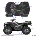 BODY: DECALS STANDARD - 2026 POLARIS SPORTSMAN 850 48"