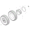 DRIVE - REAR WHEELS - 2024 CAN AM MAVERICK R X RS - TIMELESS BLACK METALLIC - 77" WIDTH SAS