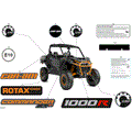 BODY - DECALS - 2025 CAN AM COMMANDER 1000R EFI XT P - MINERAL GRAY SATIN - 64" WIDTH