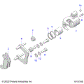 BRAKES: REAR CALIPER - 2025 POLARIS SPORTSMAN 570 EPS EBS RC LE