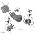 AIR INTAKE MANIFOLD AND THROTTLE BODY - HD8 - 2018 CAN AM DEFENDER MAX HD8