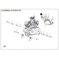 ENGINE MOUNTING PARTS - 2017 CFMOTO ZFORCE 800 EX