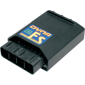 A black electronic device labeled Suzuki Non Programmable Ignition System by Dynatek with a multi-pin connector, used to control motorcycle ignition systems without programmable timing curves.