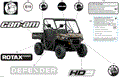 BODY - DECALS - 2025 CAN AM DEFENDER MAX HD9 DPS - WILDLAND CAMO - 62" WIDTH