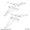 SUSPENSION: FRONT A-ARM MOUNTING - 2020 POLARIS SPORTSMAN TOURING XP 850 48"