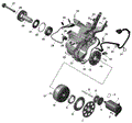 ROTAX - MAGNETO AND ELECTRIC STARTER - 2026 CAN AM DEFENDER PRO HD10 LTD CAB - DUSTY NAVY SATIN - 65" WIDTH