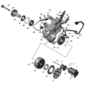 ROTAX - MAGNETO AND ELECTRIC STARTER - 2026 CAN AM DEFENDER PRO HD10 LTD CAB - DUSTY NAVY SATIN - 65" WIDTH - (2)