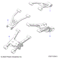 SUSPENSION: REAR CONTROL ARMS - 2023 POLARIS SPORTSMAN 570 TRAIL EBS LE RC