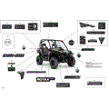 DECALS - 800R EFI - STD - 2019 CAN AM COMMANDER 800R EFI