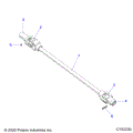 DRIVE TRAIN: GEAR SELECTOR - 2023 POLARIS SPORTSMAN 570 6X6