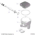 STEERING: CONTROLS THROTTLE ASM. and CABLE - 2023 POLARIS SPORTSMAN 850 EPS 48"