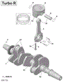 CRANKSHAFT AND PISTONS - 2018 CAN AM MAVERICK X3 MAX TURBO R X RS DPS WITH SMART LOK