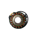 Round copper coil magneto stator with black wiring and metallic core for CFMOTO vehicles.