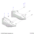 BODY: EXHAUST COVER SHIELD - 2021 POLARIS SPORTSMAN XP 1000 S 55"