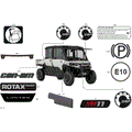 BODY - DECALS - 2026 CAN AM DEFENDER HD11 LTD CAB - HYBRID WHITE PEARL - 65" WIDTH - (2)