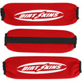 Shock Covers Front & Rear Red by Schampa & Dirt Skins