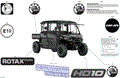 BODY - DECALS - 2024 CAN AM DEFENDER PRO HD10 LTD CAB - ASPHALT GREY - 67" WIDTH