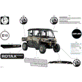 BODY - DECALS - 2024 CAN AM DEFENDER HD10 LTD CAB - MACCHIATO SATIN - 67" WIDTH