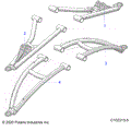 SUSPENSION: FRONT A-ARMS - 2025 POLARIS SPORTSMAN XP 1000 MUD