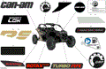 BODY - DECALS - 2023 CAN AM MAVERICK TURBO RR RS