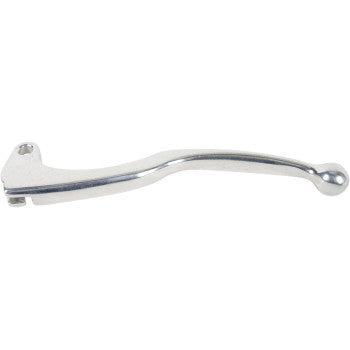 The Clutch Lever Polished by Parts Unlimited is a silver alloy lever with a rounded end, shown side view on a white background—ideal as a quality or replacement clutch lever for motorcycles or bicycles.