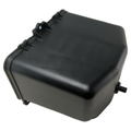 Black plastic lower air filter housing for CFMOTO UTVs, rectangular with rounded edges and mounting points.
