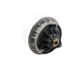 The Drive Clutch (Replaces 0Jya-051000-10003) by CFMOTO is a round metal part with a central brass nut and radial fins, designed for ATV off-road vehicles. This genuine OEM component is shown isolated on a white background.
