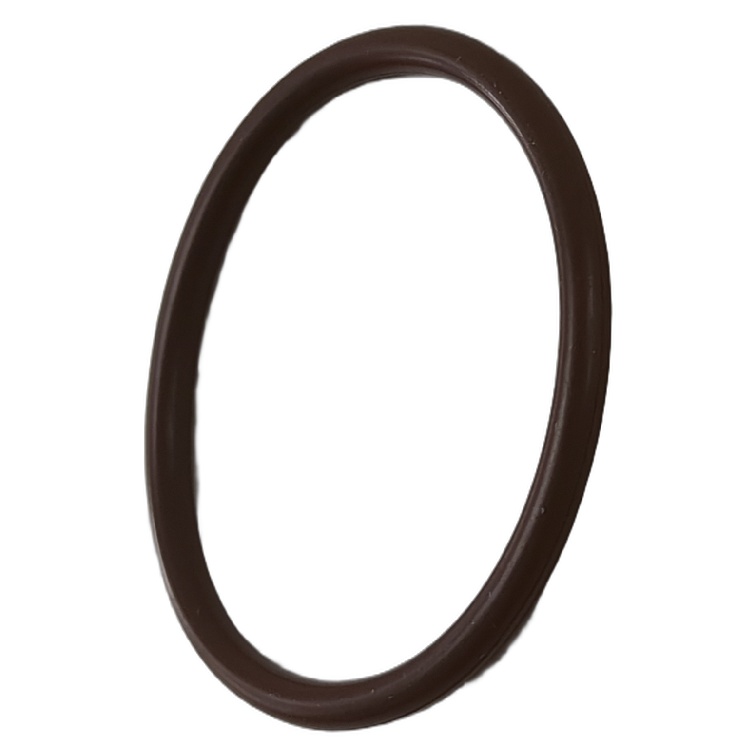 Brown rubber O-ring seal with smooth surface and circular cross-section, 33x2.66 mm size.