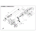 TRANSMISSION ASSY (2) - 2018 CFMOTO ZFORCE 1000
