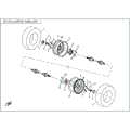 FRONT WHEEL ASSY - 2015 CFMOTO UFORCE 800