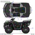 BODY: DECALS STANDARD - 2026 POLARIS SPORTSMAN 570 EPS
