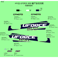 DECAL KIT (ULTRA SILVER) - 2022 CFMOTO UFORCE 800
