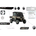 BODY - DECALS - 2025 CAN AM DEFENDER HD10 LTD CAB - MACCHIATO SATIN - 65" WIDTH