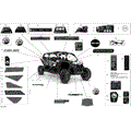 DECALS - STD - 2020 CAN AM MAVERICK MAX TURBO R TURBO RR STD / X DS / X RS