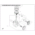 CRANKSHAFT/CONNECTING ROD/PISTON ASSY. - 2022 CFMOTO CFORCE 500