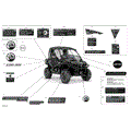 DECALS - LTD - 2020 CAN AM COMMANDER 1000R EFI