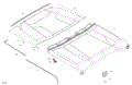 BODY - ROOF - 2026 CAN AM DEFENDER MAX HD9 XT - DARK WILDLAND CAMO - 62" WIDTH - (2)
