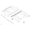 BODY - ROOF - 2026 CAN AM DEFENDER MAX HD9 XT - DUSTY NAVY SATIN - 62" WIDTH