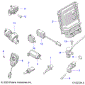 ELECTRICAL: SWITCHES SENSORS ECU and CONTROL MODULES - 2022 POLARIS SCRAMBLER XP 1000 S 55"