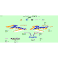 DECAL LAVA ORANGE - 2022 CFMOTO ZFORCE 950 HO EX
