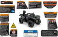 BODY - WARNING DECALS - 2023 CAN AM OUTLANDER MAX 850 EFI XT P