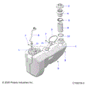 FUEL SYSTEM: FUEL TANK - 2022 POLARIS SPORTSMAN 850 48" TRAIL