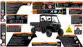 BODY - WARNING DECALS - 2024 CAN AM DEFENDER PRO HD10 XT - TIMELESS BLACK METALLIC - 64" WIDTH CALI
