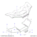 BODY: FRONT STORAGE COVER - 2021 POLARIS SPORTSMAN 570 HUNTER EDITION