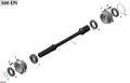 DRIVE SHAFT _56R1502 - 2015 CAN AM OUTLANDER L MAX 500 EFI