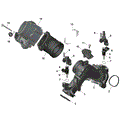 ROTAX - AIR INTAKE MANIFOLD AND THROTTLE BODY - 2024 CAN AM DEFENDER MAX HD10 DPS - TIMELESS BLACK METALLIC - 64" WIDTH