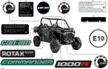 BODY - DECALS - 2026 CAN AM COMMANDER 1000R EFI DPS - COMPASS GREEN - 60" WIDTH