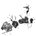 ROTAX - AIR INTAKE MANIFOLD AND THROTTLE BODY - 2025 CAN AM OUTLANDER PRO HD7 4X4 XU - COMPASS GREEN
